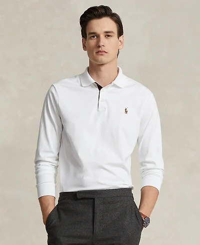 Polo Ralph Lauren Men's Classic-Fit Long Sleeve Soft Cotton Polo Shirt