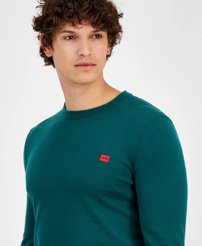 Hugo by Boss Men's San Cassius Logo Sweater, Created for Macy's