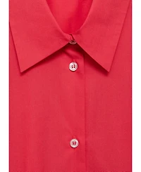 Mango Women's Pocket Oversize Shirt