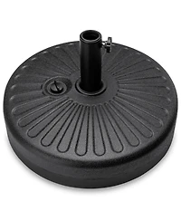 Best Choice Products Fillable Plastic Patio Umbrella Base Stand, Pole Holder w/ Adjustment Knob