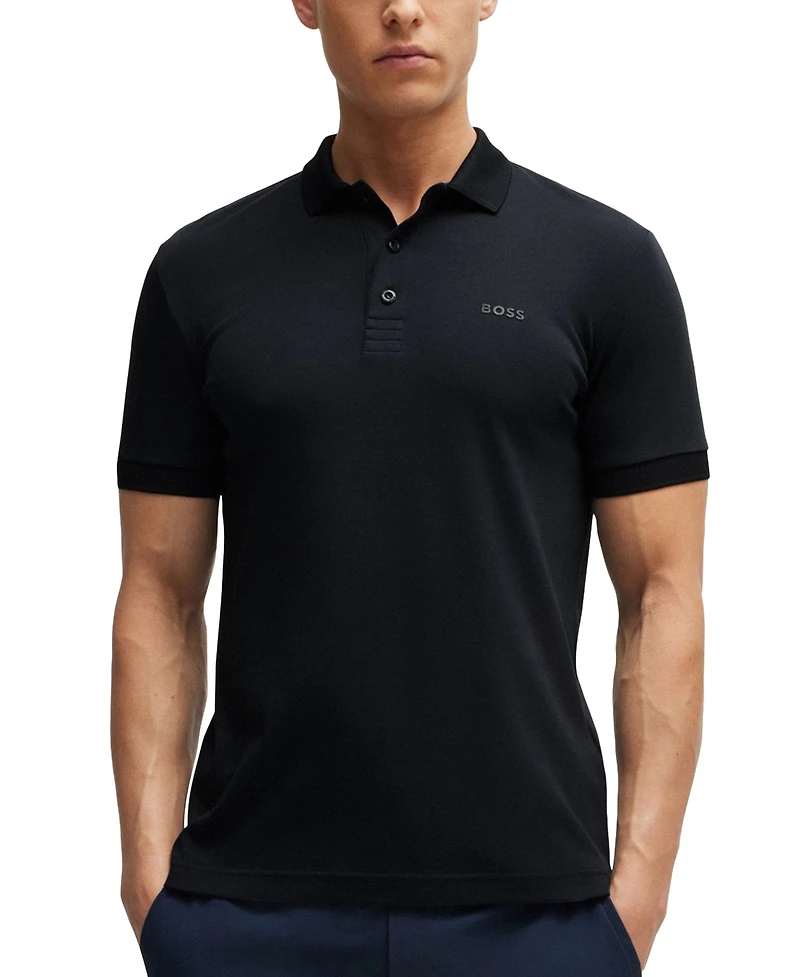 Boss by Hugo Boss Men's Contrast Trim Slim-Fit Polo