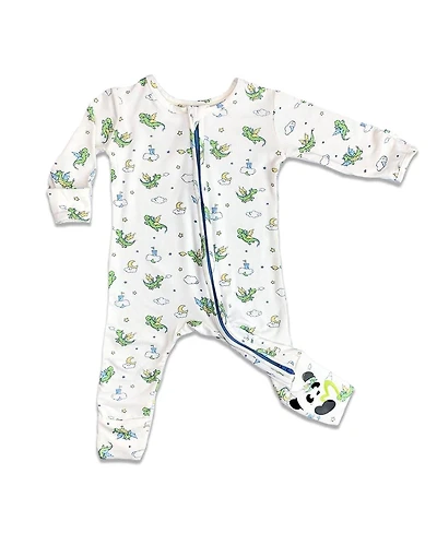 Bellabu Bear Baby Boys Dragon Convertible Footie Pajama