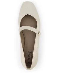 Toms Women's Bianca Metallic Mary Jane Flats