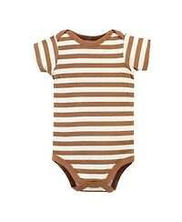 Hudson Baby Boys Essential Cotton Bodysuits 5-Piece Set