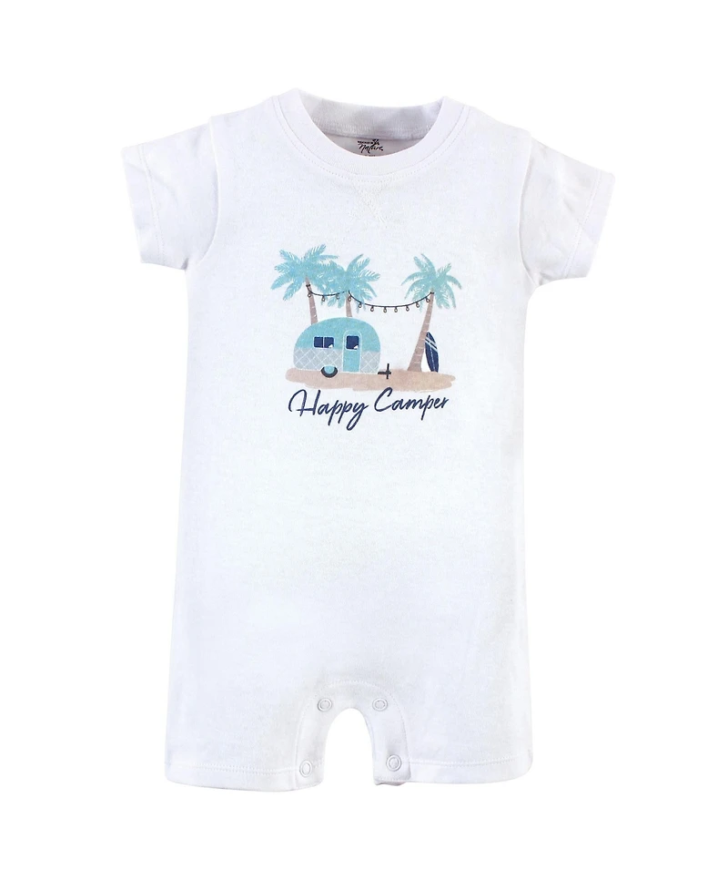 Touched by Nature Baby Boys Natural Cotton Jumpsuits
