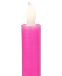 Northlight Set of 4 Flickering Led Christmas Advent Taper Candles 9.5"