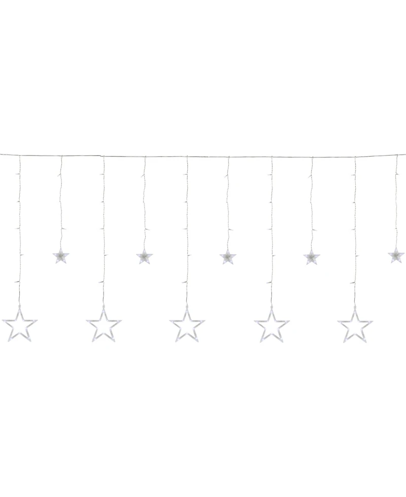 Northlight 138 Count Christmas Stars Icicle Lights Led Lights - 8.25' Wire