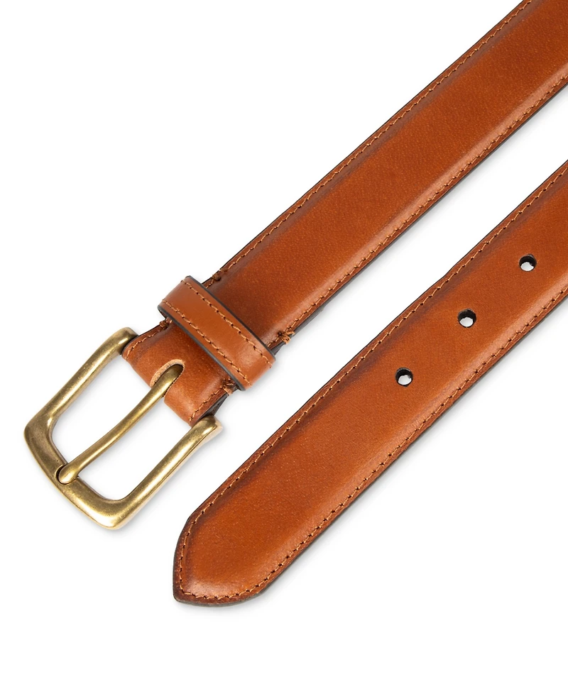 Club Room Luxury Men's Black Dress Belt, Created for Macy's