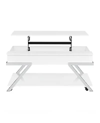 Zena 48" Metal Cocktail Table