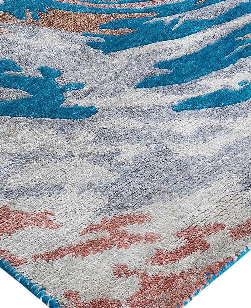 Adorn Hand Woven Rugs Indian Ooak M7074 9'2''x12'3'' Area Rug