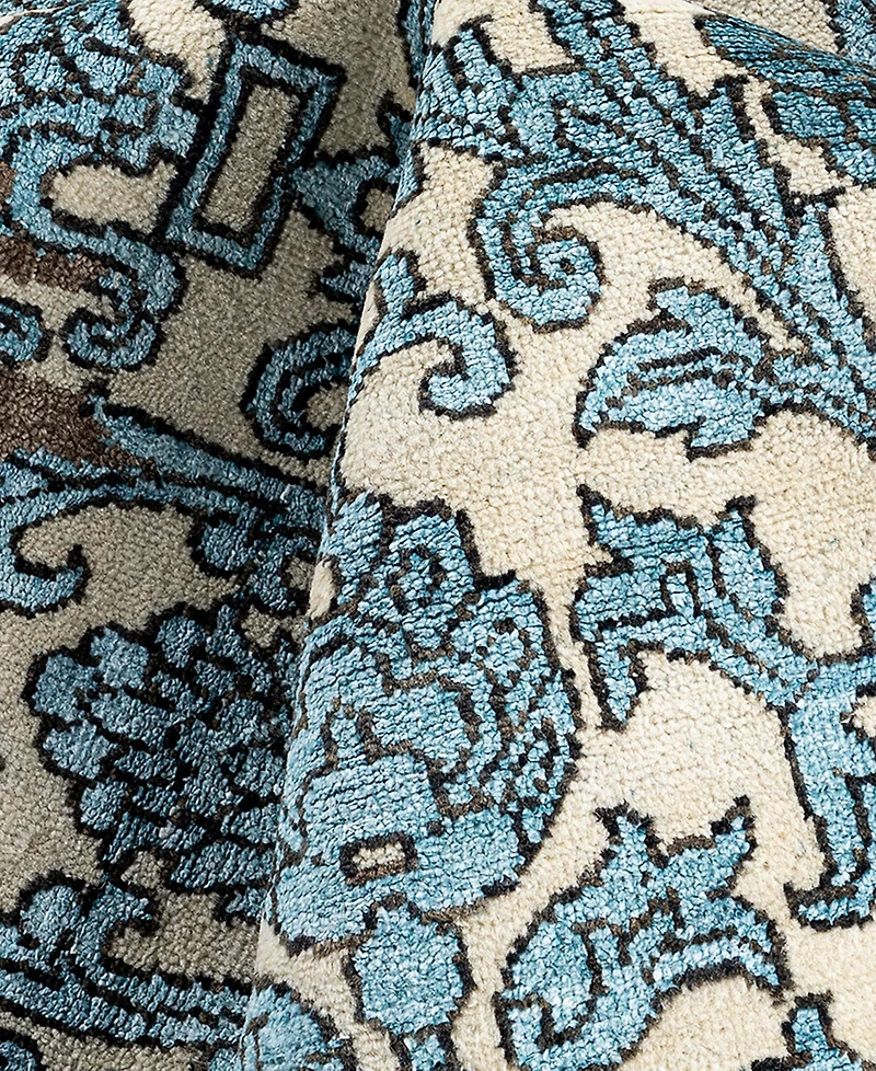 Adorn Hand Woven Rugs Indian Ooak M8066 9'2''x12'1'' Area Rug