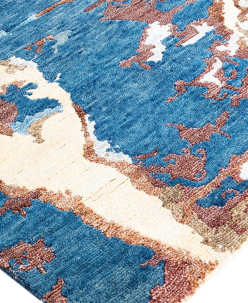 Adorn Hand Woven Rugs Indian Ooak M7381 8'1''x10'3'' Area Rug