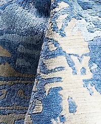 Adorn Hand Woven Rugs Indian Ooak M7222 9'2''x12'1'' Area Rug