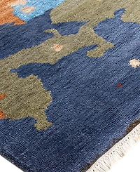 Adorn Hand Woven Rugs Indian Ooak M7369 9'2''x12'1'' Area Rug