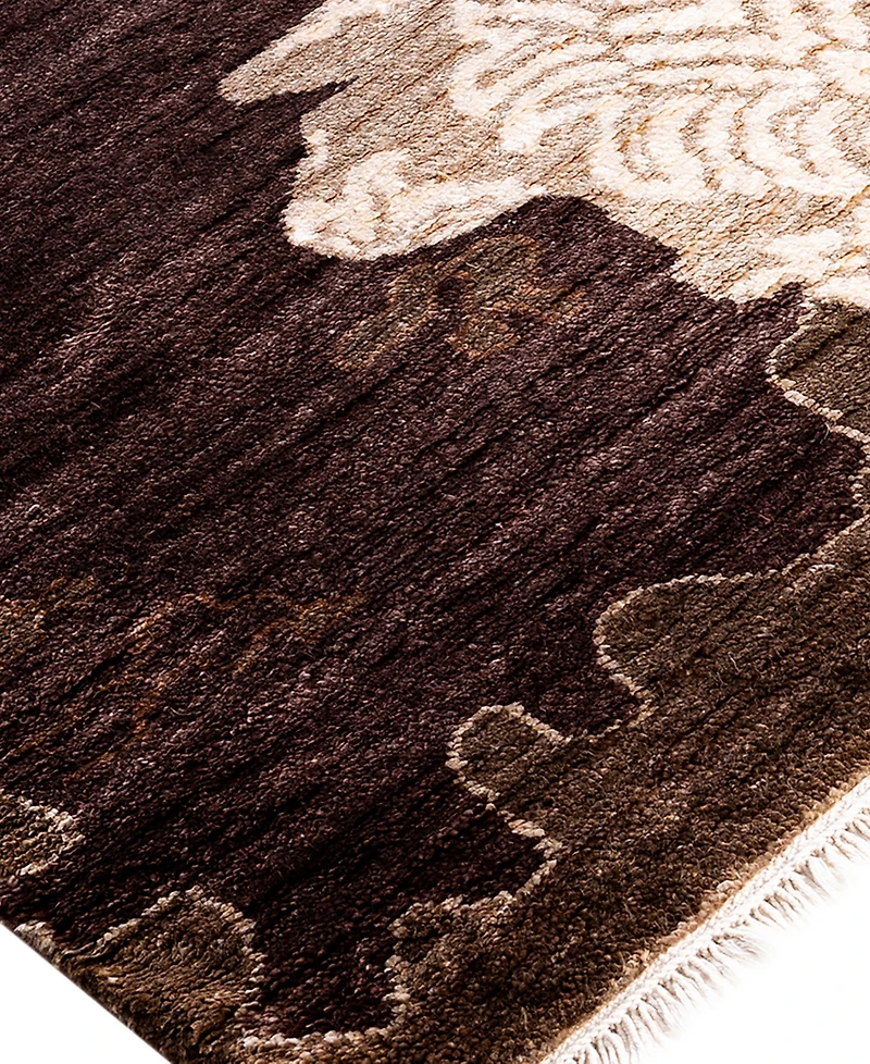 Adorn Hand Woven Rugs Indian Ooak M6724 8'1''x9'10'' Area Rug