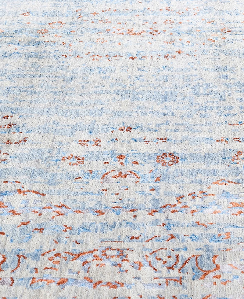 Adorn Hand Woven Rugs Indian Ooak M7227 8'1''x9'9'' Area Rug