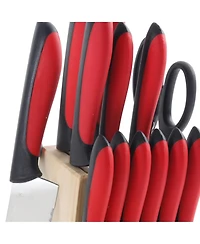 MegaChef 14 Piece Cutlery Set Teal