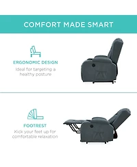 Best Choice Products Electric Power Lift Recliner Massage Chair Furniture w/ Usb Port, Heat, Cupholders