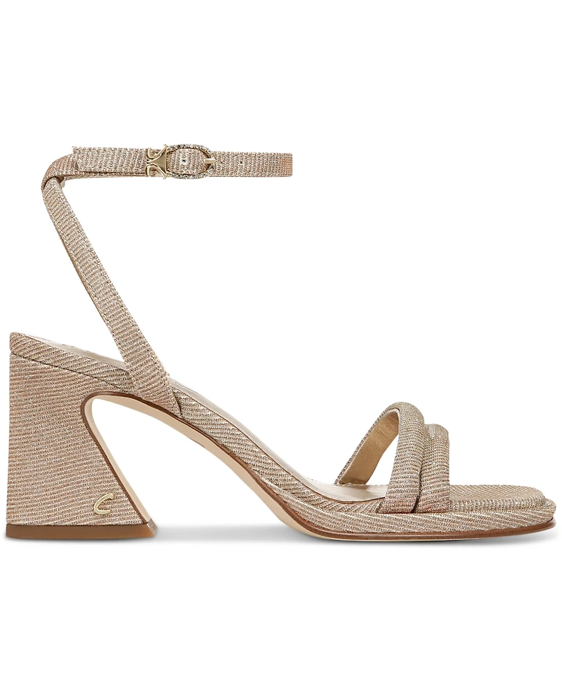 Circus Ny by Sam Edelman Holly Glitz Strappy Block-Heel Dress Sandals