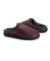 Muk Luks Men's Faux Leather Clog Slippers