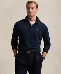 Polo Ralph Lauren Men's Luxury Jersey Quarter-Zip Pullover