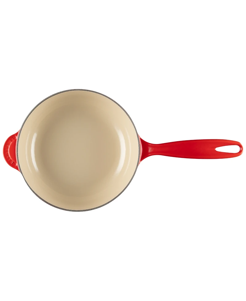 Le Creuset Holly Collection Enameled Cast Iron 2.25-Qt. Traditional Saucier with Lid