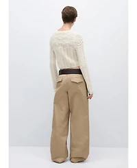 Mango Women's Open Work-Detail Sweater