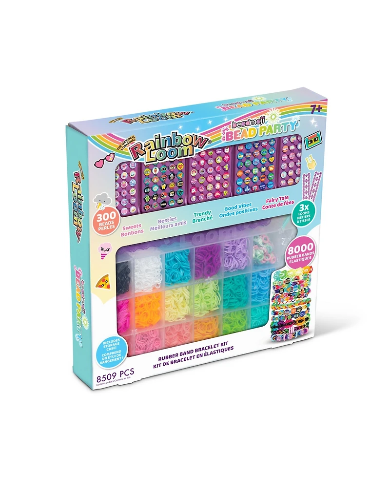 Rainbow Loom Beadmoji Design Station Bracelets.