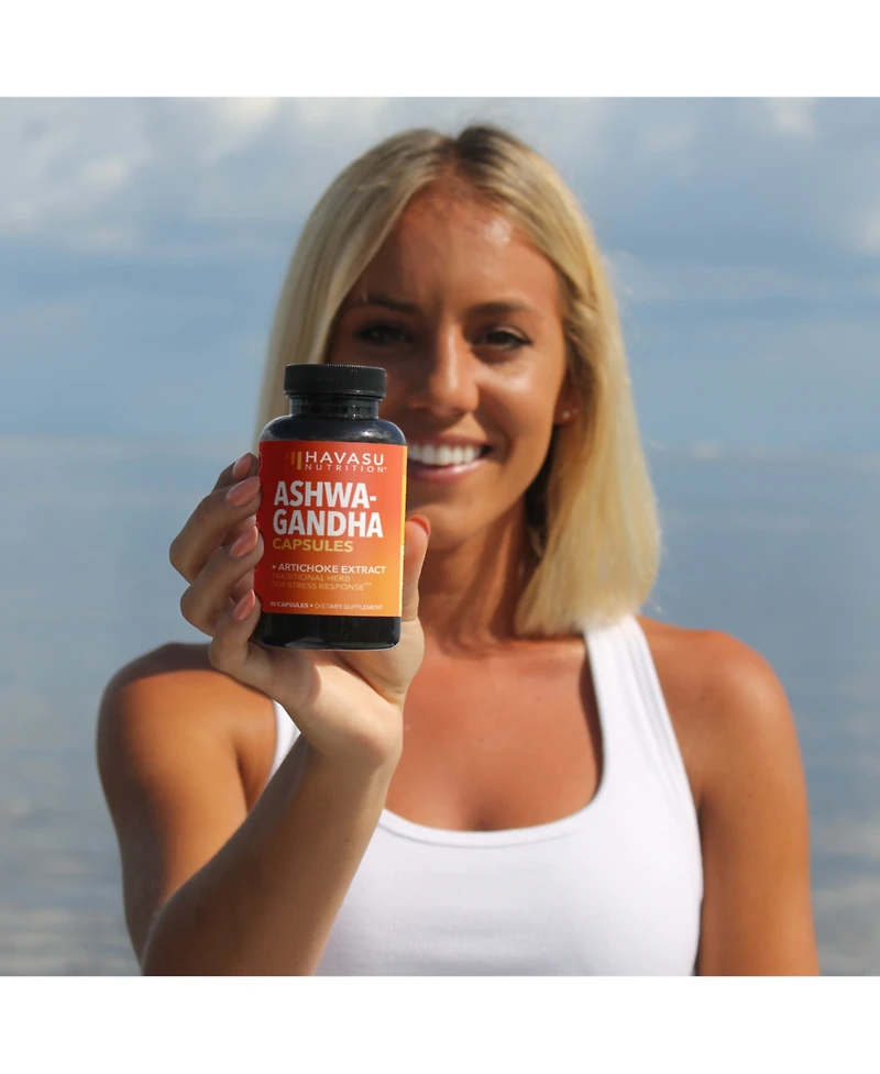 Ashwagandha Pills, Ashwagandha Capsules for Stress Relief, Havasu Nutrition, 90ct