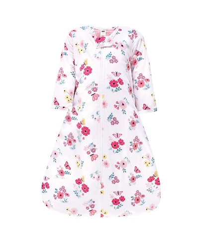 Hudson Baby Long Sleeve Plush Faux Fur Sleeping Bag, Wearable Blanket