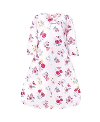 Hudson Baby Long Sleeve Plush Faux Fur Sleeping Bag, Wearable Blanket