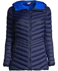 Lands' End Plus Size Ultralight Packable Long Down Jacket