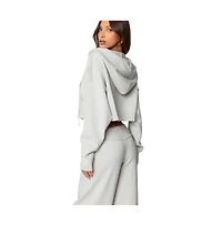 Edikted Women's Russell Knit Hooded Cardigan