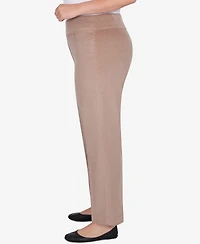 Alfred Dunner Plus Size Telluride Modern Corduroy Faux Fly Front Average Length Pants