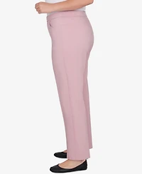 Alfred Dunner Plus Size Telluride Millennium Faux Fly Front Average Length Pants