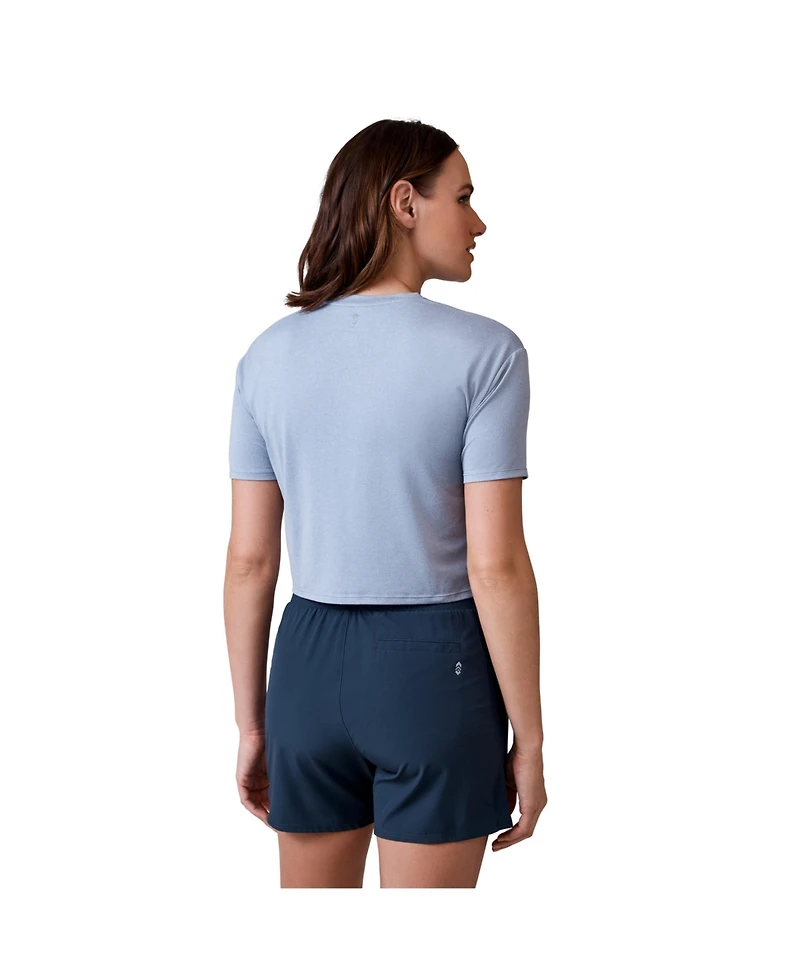 Free Country Women's Microtech Chill B Cool Crop Top