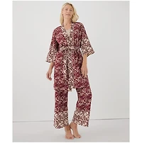 Pact Women's Organic Cotton Staycation Short Robe