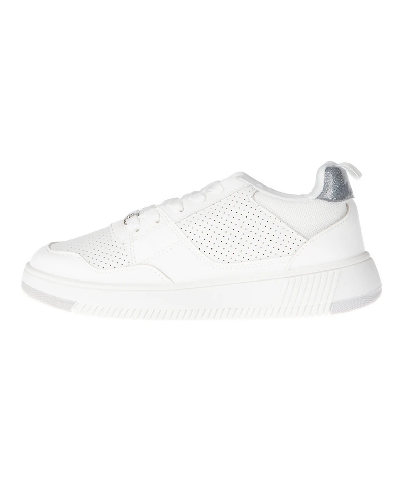 Vince Camuto Little and Big Girls Perforated Court Sneaker