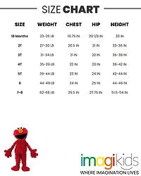 Sesame Street Toddler Girls Elmo Bird Cookie Monster T-Shirt and Leggings Outfit Set Toddler|Child