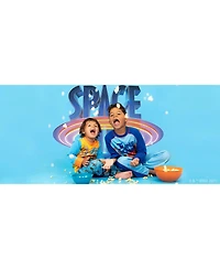 Space Jam Little Boys Looney Tunes Pullover Pajama Shirt and Pants Sleep Set