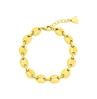 Simona Sterling Silver, High Polished Marina Link Bracelet
