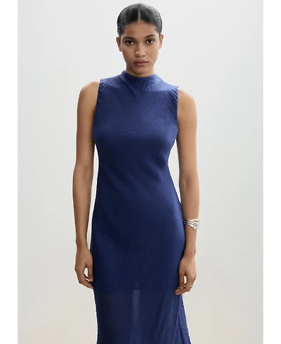 Mango Women's Lyocell Midi-Dress