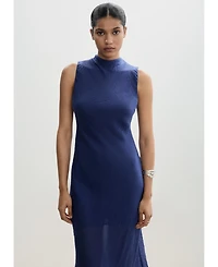 Mango Women's Lyocell Midi-Dress