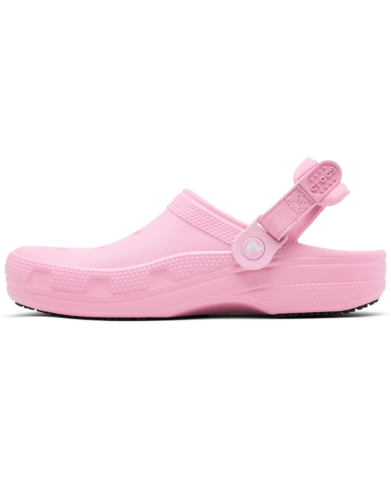 Crocs Women's On-The-Clock Work Slip-On Clogs from Finish Line