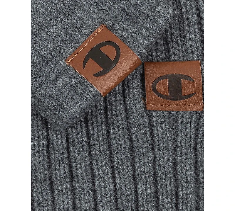 Champion Men's Shift 2-Pc. Ribbed-knit Beanie & Gloves Set