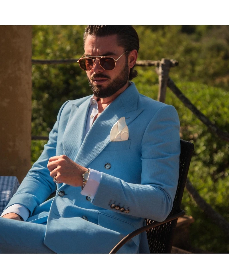 Elizabetta Men's Otello - Silk Pocket Square for Men