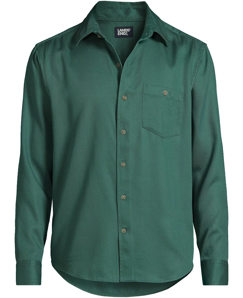 Lands' End Men's Relaxed Twill Shirt