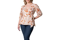 Women's Plus Nina V-Neck Wrap Top