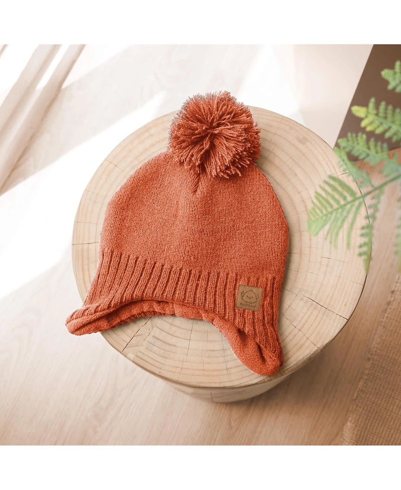 KeaBabies Muff Baby Beanie, Hat for Boys, Girls, Winter Hats Kids, Newborn, Infant, Toddler 0-36 months