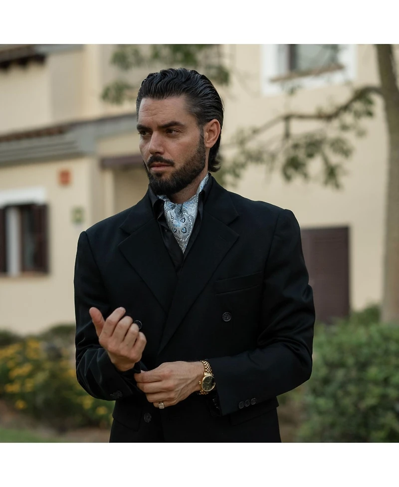 Bugatti - Silk Ascot Cravat Tie for Men
